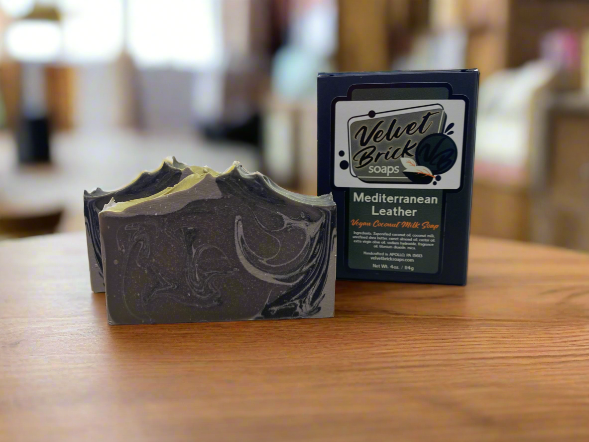 Mediterranean Leather 4oz. Coconut Milk Soap