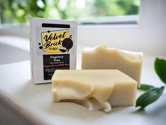 Fragrance Free 4oz. Coconut Milk Soap (with colloidal oatmeal)