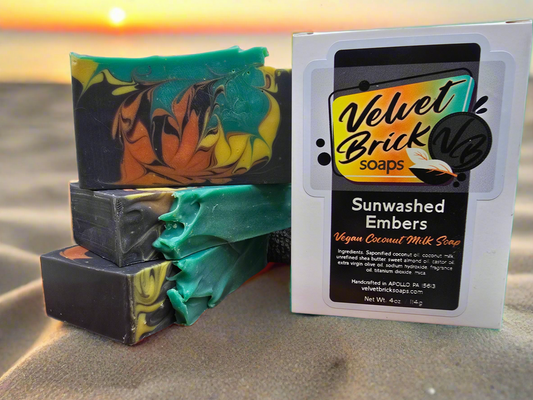 Sunwashed Embers 4oz. Coconut Milk Soap