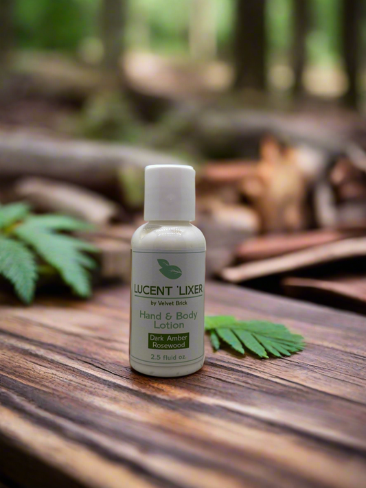 Dark Amber Rosewood 2.5 oz Hand & Body Lotion