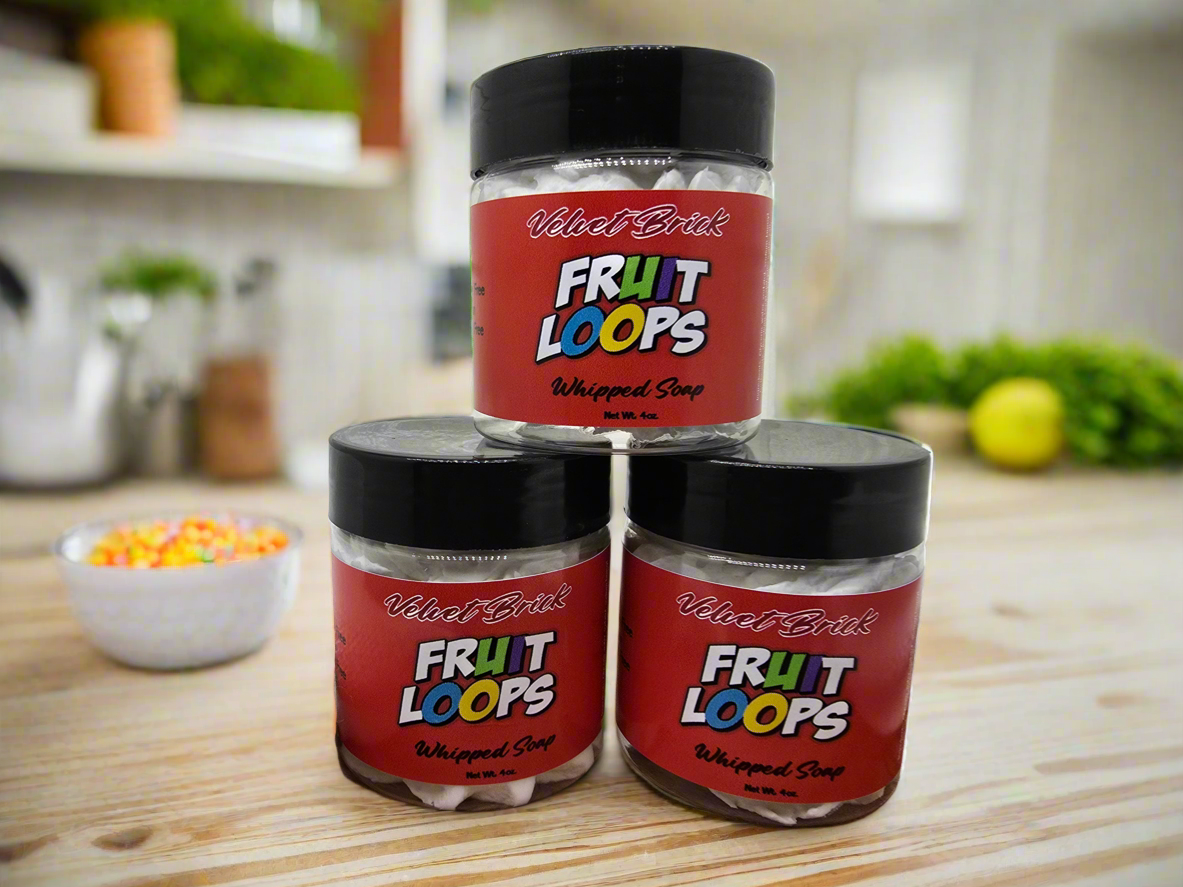 Fruit Loops Whipped Soap 4oz.