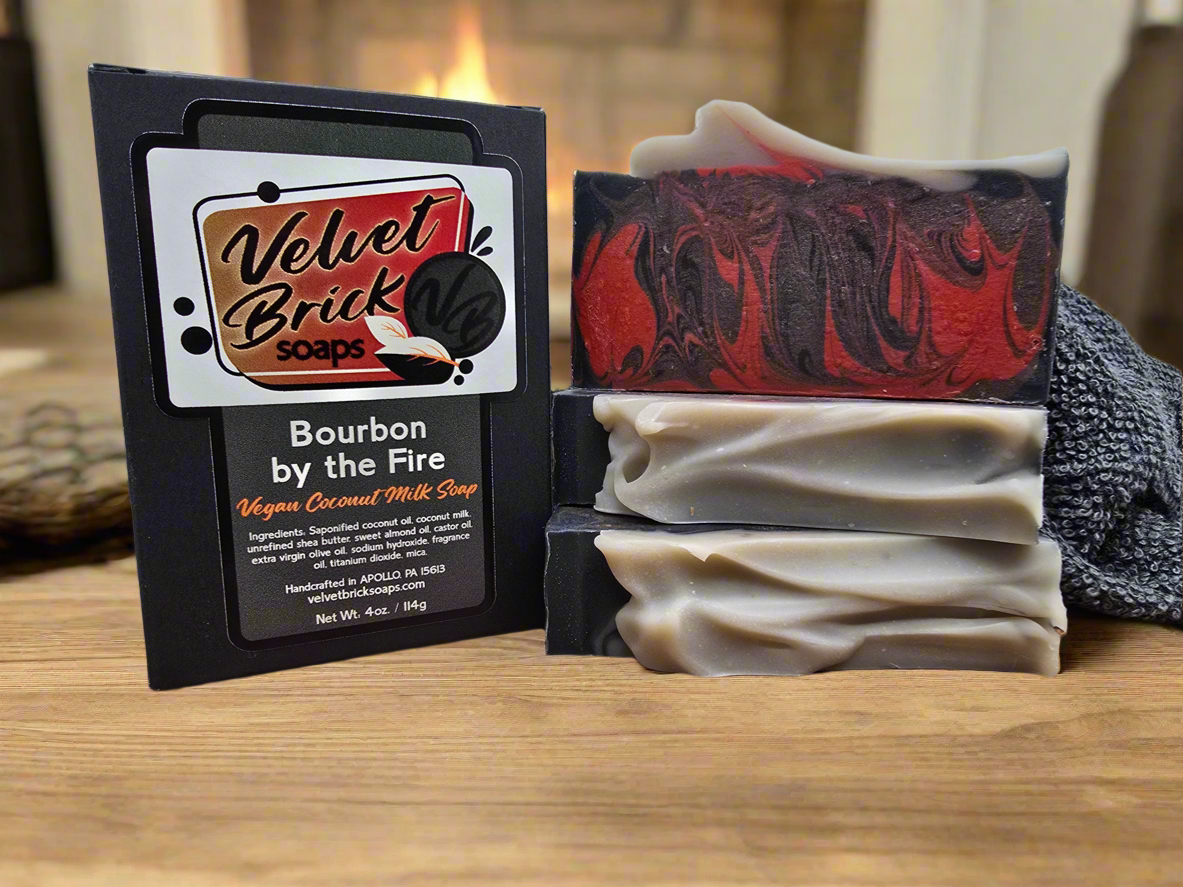 Bourbon by the Fire 4oz. Coconut Milk Soap