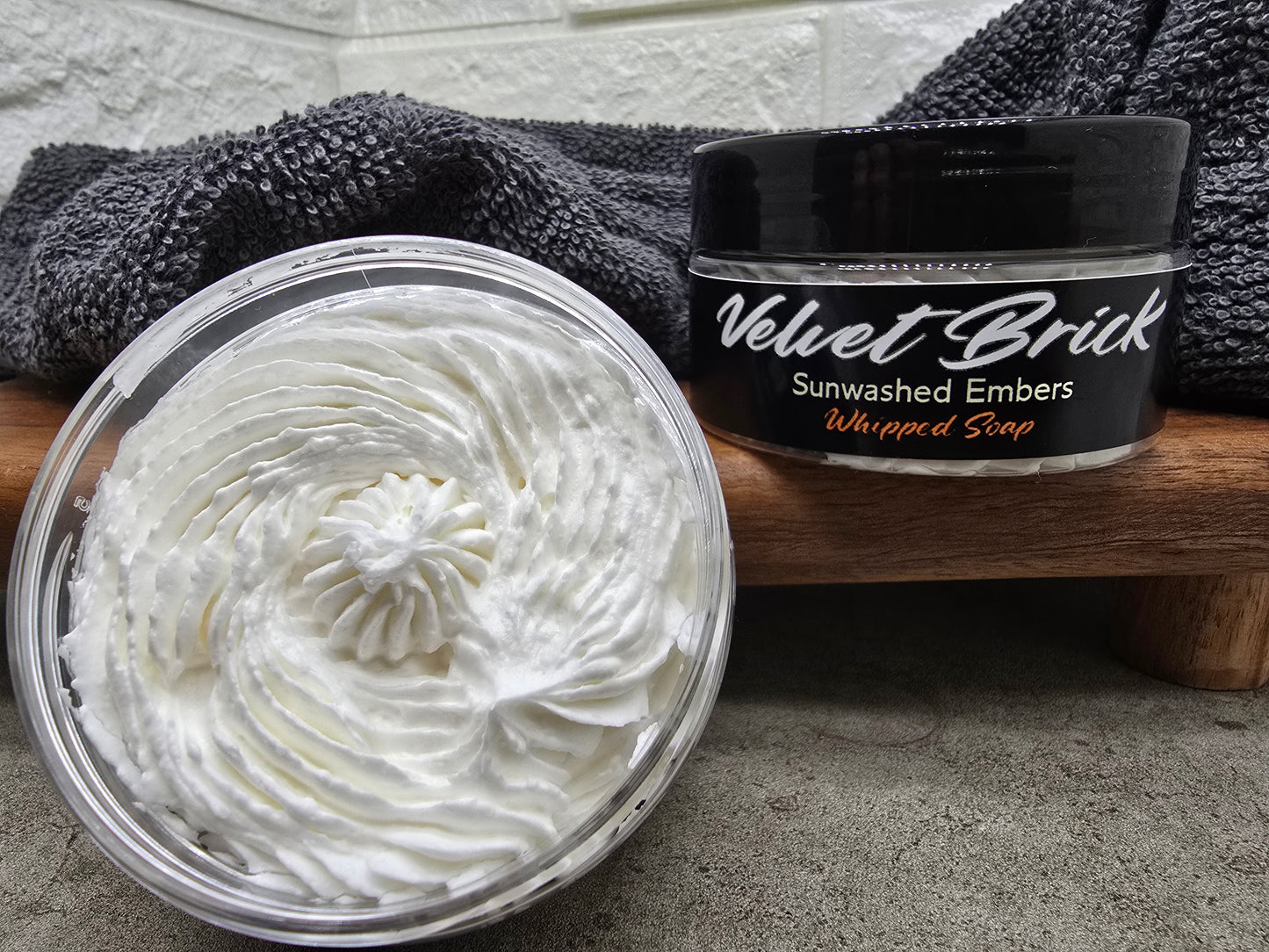 Sunwashed Embers Whipped Soap 4oz.  (Local delivery/pick up only)