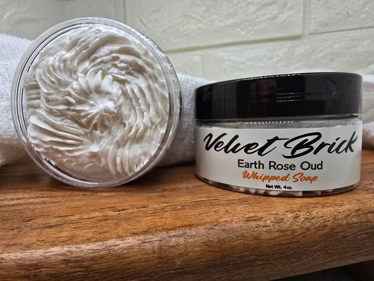 Earth Rose Oud Whipped Soap 4oz.