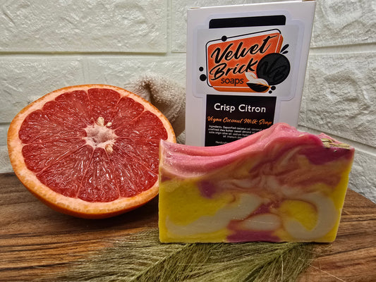 Crisp Citron Coconut Milk Soap 4oz.