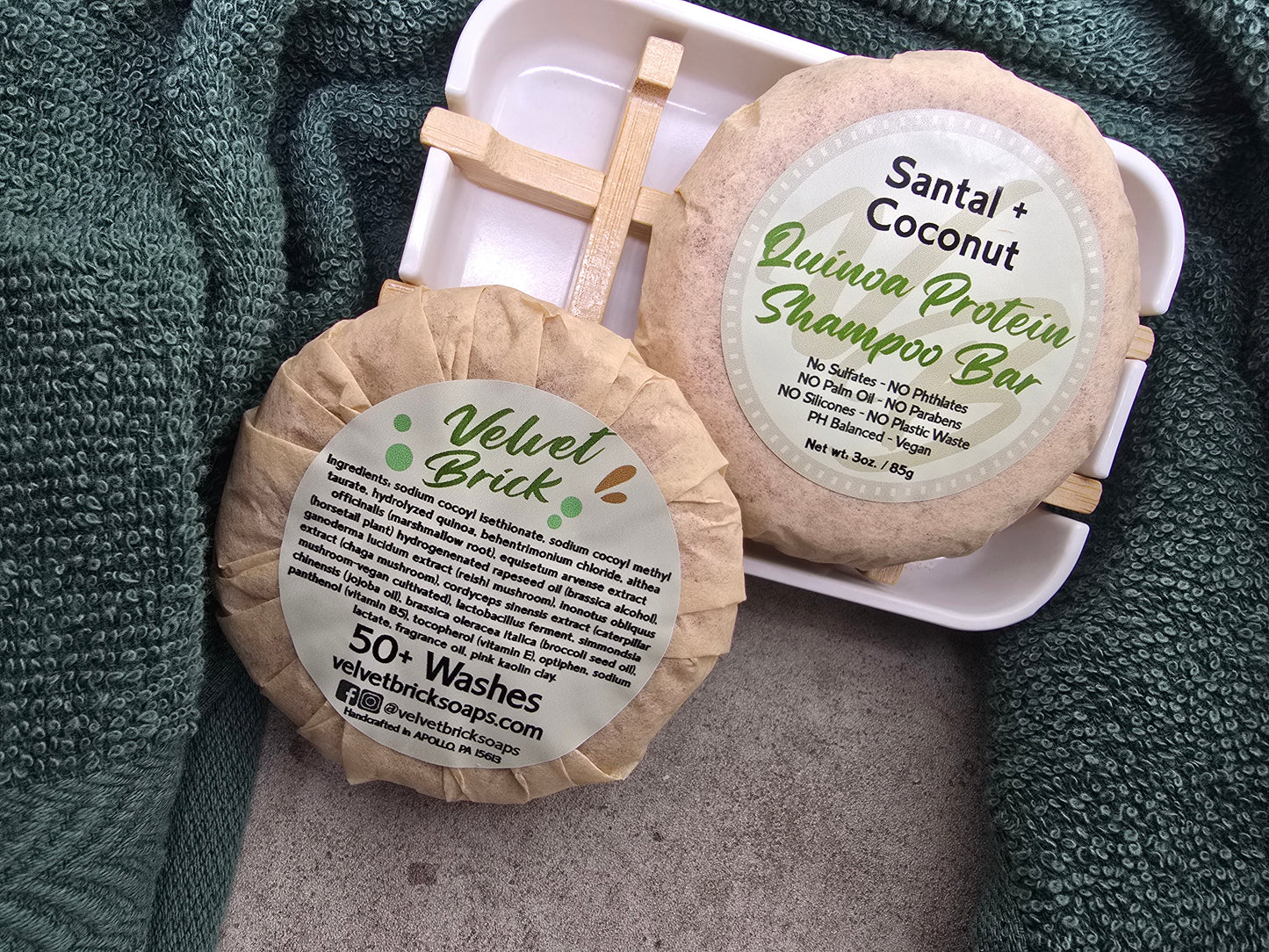 Santal + Coconut Shampoo Bar 3oz