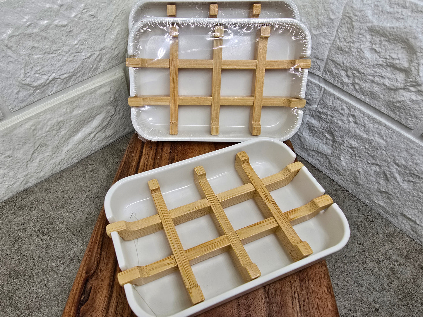 Bamboo Draining Soap Dish