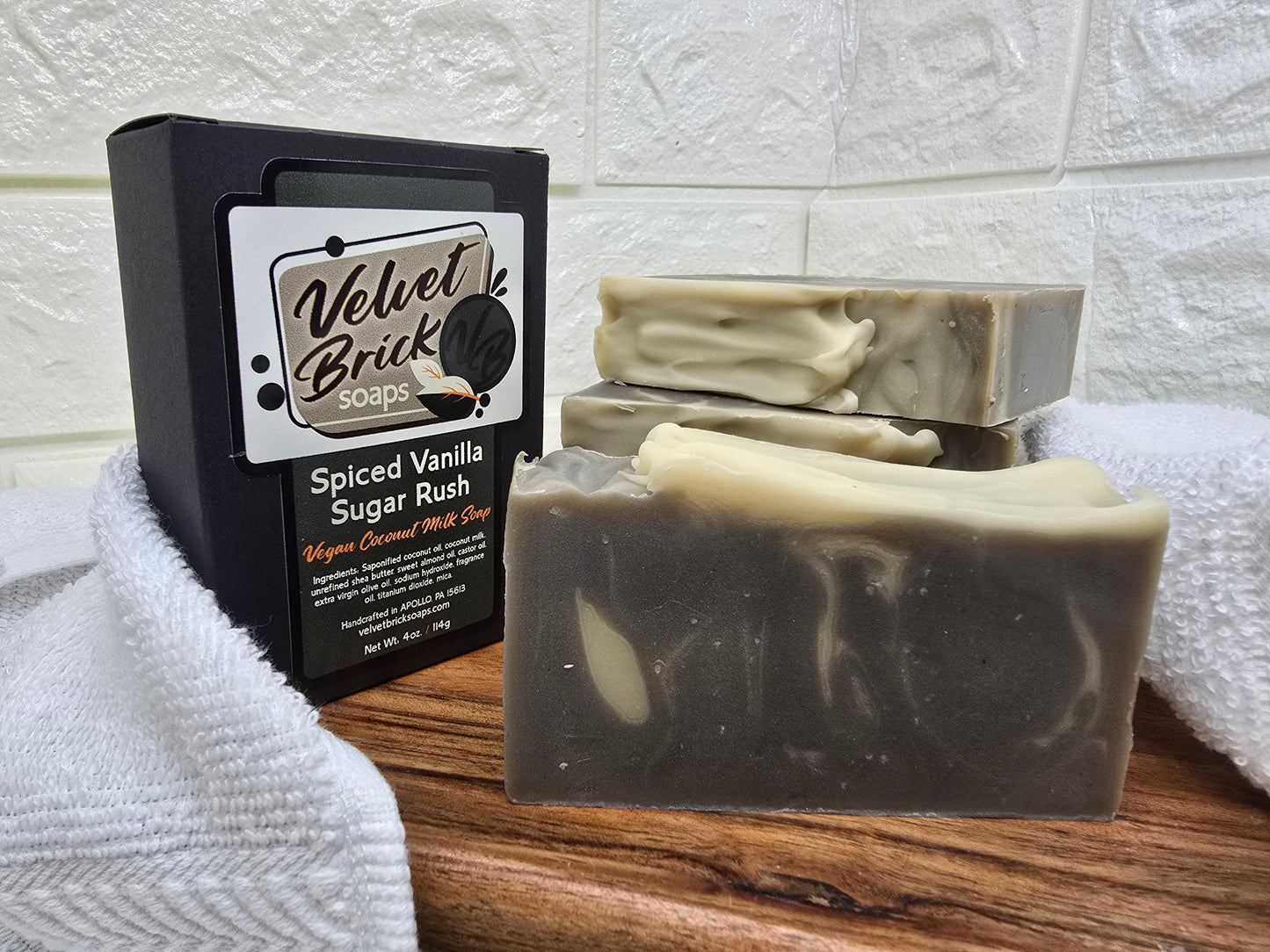 Spiced Vanilla Sugar Rush 4oz. Coconut Milk Soap