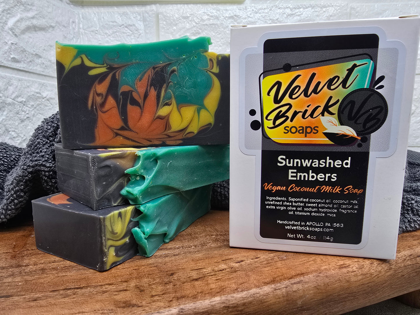 Sunwashed Embers 4oz. Coconut Milk Soap